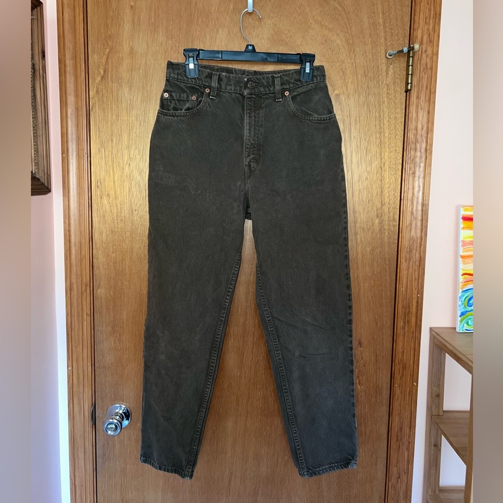 Vintage 90’s Levi’s 550 brown jeans relaxed fit tapered leg